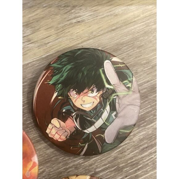 Lot of 3. Anime Buttons Pins 2”  My Hero Academia - Picture 4 of 5